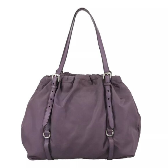 PRADA Tote Bag Nylon Purple Auth - Picture 5 of 16